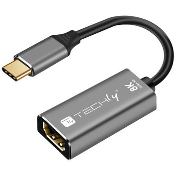 Techly IADAP-USBC-HDMI8 Usb Graphics Adapter 7680 X IADAP-USBC-HDMI8