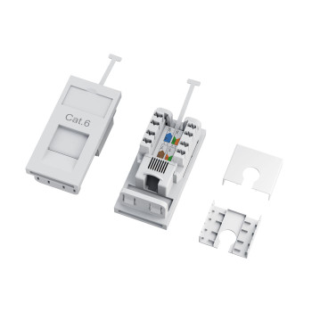 Lanview LVN-CAT6-1OUT-UTP- CAT6  50*25 UTP Single LVN-CAT6-1OUT-UTP-UK