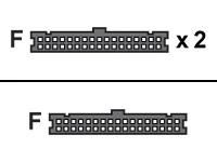 Supermicro CBL-0022L Floppy Cable. 3-Connector CBL-0022L