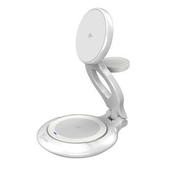 j5create JUPW3415-N Qi2 3-In-1 Magnetic Foldable JUPW3415-N