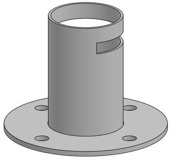 Ergonomic Solutions JFB002-02 70mm SP2 pole with rotation JFB002-02