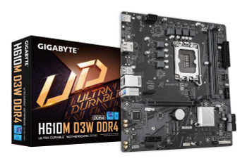 Gigabyte H610M D3W DDR4 Motherboard - Supports 14Th H610M D3W DDR4