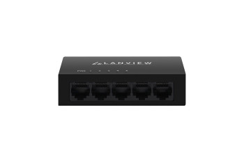 Lanview LVN-DESK-5PORT-1G Unmanaged 5 port Switch LVN-DESK-5PORT-1G