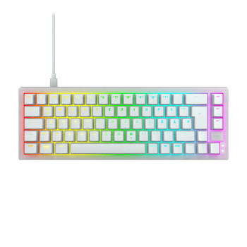 Cherry CX-K5V2-RGB-CPT-TPWHITE-R-GER K5V2 Compact Keyboard Gaming CX-K5V2-RGB-CPT-TPWHITE-R-GER