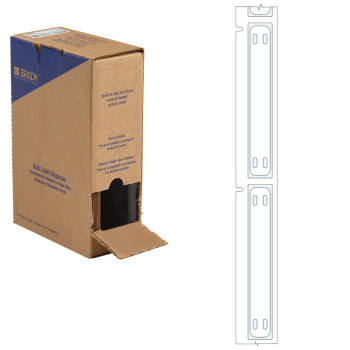 Brady BM-10X75-7643-WT-L Bulk Polyurethane Cable Tag BM-10X75-7643-WT-L