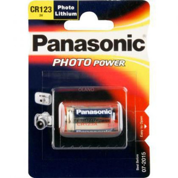 Panasonic CR-123AL/1BP CR123 A. 3V. 1400mAh CR-123AL/1BP