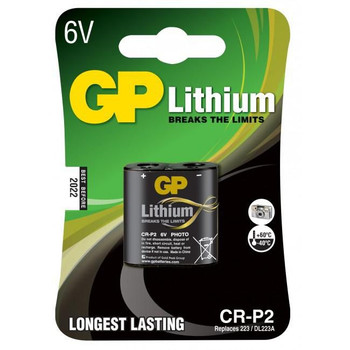 GP Batteries CR-P2 1-P GP LITHIUM BATTERY CR P2 3701