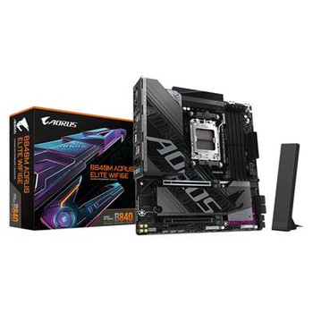 Gigabyte B840M AORUS ELITE WIFI6E Socket Am5/B840/Ddr5/S-Ata 6Gb/S/Micro Atx B840M AORUS ELITE WIFI6E