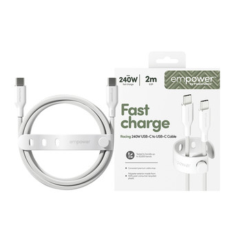 Panzerglass Empowerôäó By ?« Racing 240W Usb-C To Usb-C Cable | Usb 2.0 | 2M | S EM86681