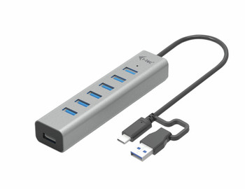 I-Tec Usb-C/Usb-A Charging Metal Hub 7 Port. Host Interface: Usb 3.2 Gen 1 3.1 G C31HUBMETAL703