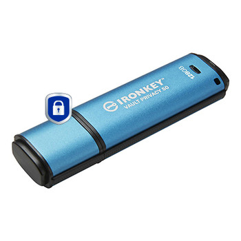 Kingston Technology Ironkey 128Gb Vault Privacy 50 Aes-256 Encrypted Fips 197. C IKVP50/128GB