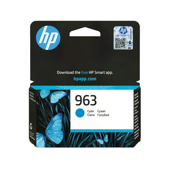 Hp 963 Cyan Original Ink Cartridge. Colour Ink Type: Pigment-Based Ink Cartridge 3JA23AE#BGX