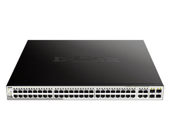D-Link 52-Port Poe Gigabit Smart Managed Switch Including 4 X 100/1000Mbps Combo DGS-1210-52MP