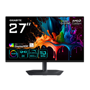 Gigabyte MO27Q3 EK Mo27Q3 27" Oled Qhd Gaming MO27Q3 EK