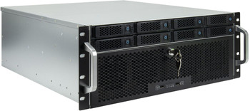 Inter-Tech 88887384 4U-4708 Rack Black 88887384