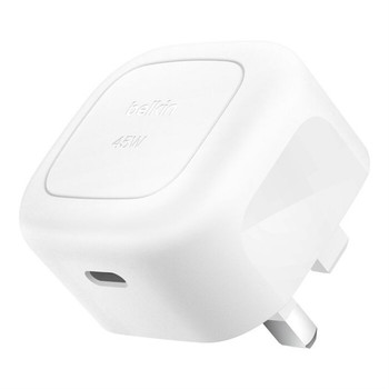 Belkin BoostCharge Mobile Phone White AC USB Fast Charging Indoor WCA013MYWH