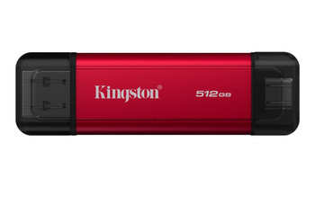 Kingston Technology 512Gb Dual Usb-A/C Portable Ssd Up To 1050Mb/S Usb 3.2 Gen 2 SPSD/512GB