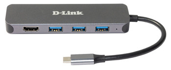 D-Link 5-In-1 Usb-C Hub With Hdmi/Power Delivery. Connectivity Technology: Wired DUB-2333