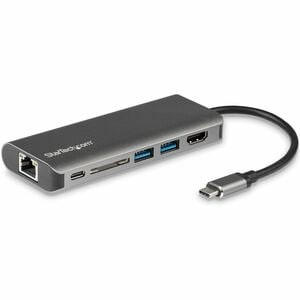 Startech Usb C Multiport Adapter Portable Usb Type-C Travel Dock 4K Hdmi 2-Pt Us DKT30CSDHPD