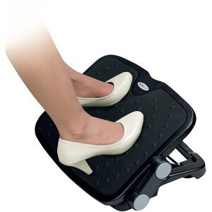 Startech Adjustable Under Desk Foot Rest Ergonomic Footrest Large 18X14In Office FTRST1