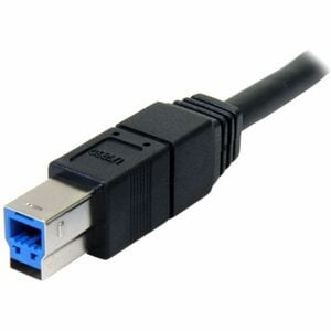 Startech 3M Black Superspeed Usb 3.0 Cable A To B M/M Connect Your Usb 3.0 Devic USB3SAB3MBK