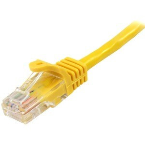 Startech 1 M Yellow Cat5E Snagless Rj45 Utp Patch Cable 1M Patch Cord Ethernet P 45PAT1MYL