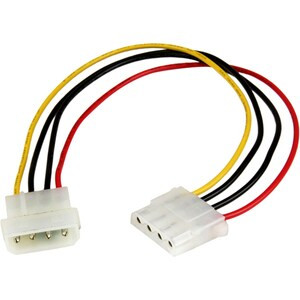 Startech 12In Lp4 Power Extension Cable M/F for Hard Drive Lp4 / Lp4 18 Gauge 1 LP4POWEXT12