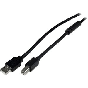 Startech 65Ft 20M Active Usb 2.0 A To B Cable Long Usb Cable Usb Printer Cable 1 USB2HAB65AC