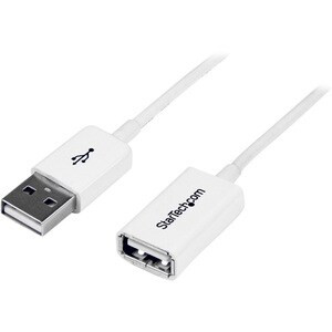 Startech 3M White Usb 2.0 Extension Cable A To A M/F Cable for Peripheral Device USBEXTPAA3MW