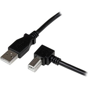 Startech 3M Usb 2.0 A To Right Angle B Cable M/M Cable for Scanner Printer First USBAB3MR