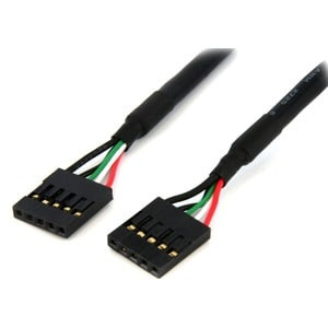 Startech 24In Internal 5 Pin Usb Idc Motherboard Header Cable F/F 1 X Idc Female USBINT5PIN24