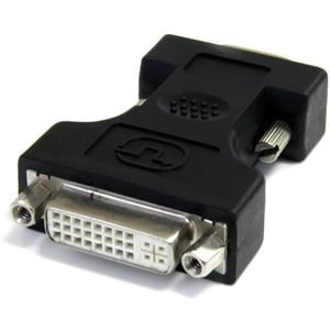 Startech Dvi To Vga Cable Adapter Black F/M Use Your Dvi-I Display With A Vga Vi DVIVGAFMBK