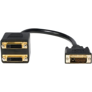 Startech 1 Ft Dvi-D To 2X Dvi-D Digital Video Splitter Cable M/F Connect Two Dvi DVISPL1DD