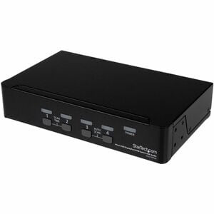 Startech 4 Port Displayport Kvm Switch W/ Audio Usb Keyboard Video Mouse Compute SV431DPUA