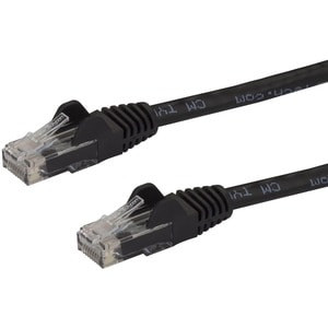 Startech 10M Cat6 Ethernet Cable Black Snagless Gigabit 100W Poe Utp 650Mhz Cate N6PATC10MBK