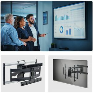 Startech Ultra-Slim Articulating Tv Wall Mount for Up To 65" And 99Lb/45Kg Flat 65SAP2-TV-WALL-MOUNT