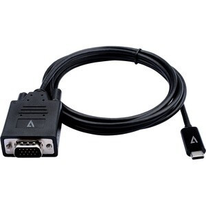 V7 V7UCVGA-2M. Cable Length: 2 M Connector 1: Vga D-Sub Connector 2: Usb Type-C. V7UCVGA-2M