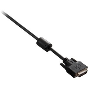 V7 Black Video Cable Dvi-D Male To Dvi-D Male 3M 10Ft. Cable Length: 3 M Connect V7E2DVI-03M-BLK