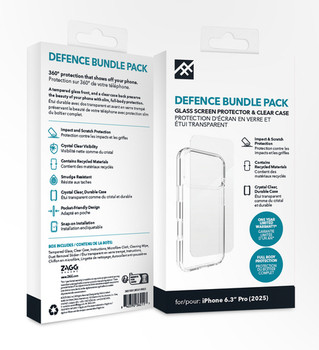 Zagg Defence Bundle Pack for Iphone 17 Pro. Case Type: Cover Compatibility 300519281