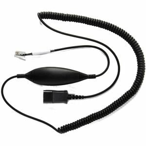 V7 2.01 M Quick Disconnect/Rj-9 Audio Cable Geni To Plx / Plantronics Compatible BL-10+P