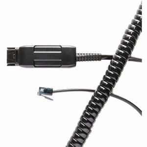 V7 2.01 M Quick Disconnect/Rj-9 Audio Cable V7 His Equivalent Plx Plantronics Qu BL-09+P