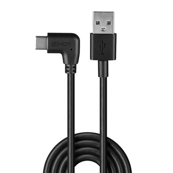 Lindy 1M Usb 2.0 Type A To Right-Angled Usb-C Cable. Cable Length: 1 M. Connecto 32001