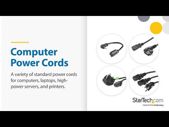 Startech 4.5M 15Ft Power Extension Cord C14 To C13 Pdu Power Cord 15A 250V 14Awg PXTC13C141415FEU