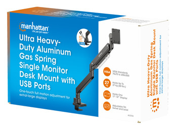 Manhattan Desk Mount for Tv & Monitors Full Motion Gas Spring for Screens 13" To 462594