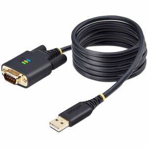 Startech 6.6Ft/2M Usb To Null Modem Serial Adapter Cable Com Retention Ftdi Rs23 1P6FFCN-USB-SERIAL
