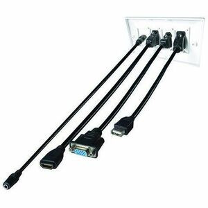 Group Gear Connektgear 3M Av Snap-In Modular Cable Kit Hdmi/Vga/Usb Type B/3.5Mm 20-1030