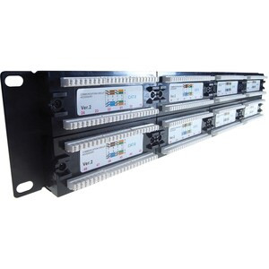 Group Gear Connektgear 48 PortS Network Patch Panel Black 48 X Rj-45 2U High 19" 90-0046