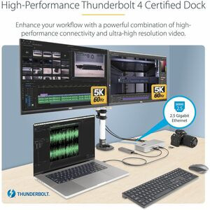 Startech Universal Usb4 & Thunderbolt 4 Docking Station Quad Display On Windows 132UE-TB4USB4DOCK