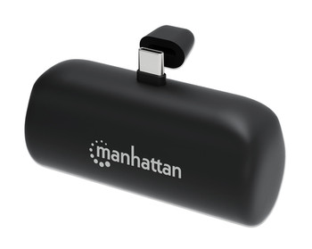 Manhattan Power Bank With Integrated Usb-C Plug 5000 Mah Up To 20W Output Kickst 102612