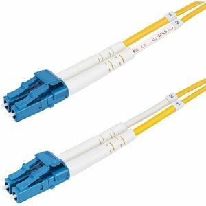 Startech 6M 19.7Ft Lc To Lc Upc Os2 Single Mode Duplex Fiber Optic Cable 9/125 1 SMDOS2LCLC6M